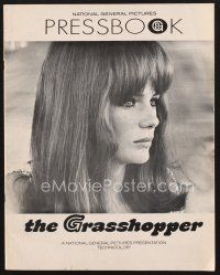 3g182 GRASSHOPPER pressbook '70 super close up of sexy Jacqueline Bisset!