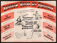 3g232 RAINBOW 'ROUND MY SHOULDER pressbook '52 Frankie Laine, Billy Daniels, Charlotte Austin