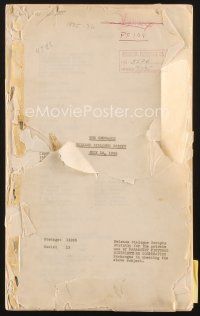 3g145 CRUSADES release dialogue script July 19, 1935, screenplay by Lamb, Young & Nichols!