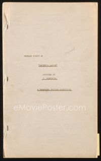 3g151 HATTER'S CASTLE release draft English script 1941 screenplay by Paul Merzbach & Bernauer!