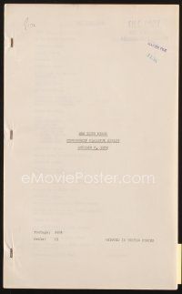 3g156 MEN WITH WINGS censorship dialogue script October 5, 1938, screenplay by Robert Carson!