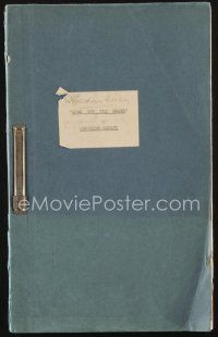 3g165 STORM OVER THE NILE shooting script '56 R.C. Sherriff, working title None But The Brave