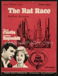 3g132 RAT RACE sheet music '60 Debbie Reynolds & Tony Curtis, the Love Theme!