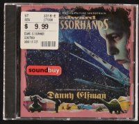 3g308 EDWARD SCISSORHANDS soundtrack CD '90 original score by Danny Elfman & Tom Jones!