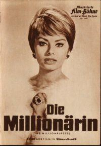 3g286 MILLIONAIRESS German program '60 different images of beautiful Sophia Loren & Peter Sellers!