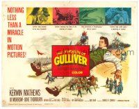 3h002 3 WORLDS OF GULLIVER TC '60 Ray Harryhausen fantasy classic, art of giant Kerwin Mathews!