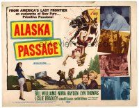 3h006 ALASKA PASSAGE TC '59 America's last frontier, an avalanche of raw fury!