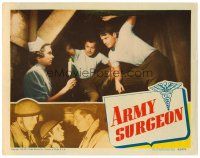3h150 ARMY SURGEON LC '42 James Ellison & Kent Taylor with pretty nurse Jane Wyatt!