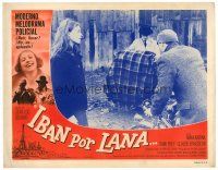 3h164 BAND OF OUTSIDERS Spanish/U.S. LC '66 Jean-Luc Godard's Bande a Part, pretty Anna Karina!
