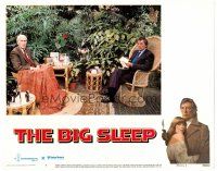 3h189 BIG SLEEP LC #7 '78 2-shot of Robert Mitchum with James Stewart, directed by Michael Winner!