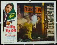 3h190 BIG TIP OFF LC '55 close up of Richard Conte with gun taking cover behind potatoes!