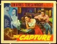 3h228 CAPTURE LC #4 '50 Lew Ayres stares at worried Teresa Wright, directed by John Sturges!