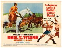 3h320 DUEL OF THE TITANS LC #4 '63 Sergio Corbucci, close up on horseback at front lines!