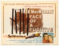 3h026 FACE OF A FUGITIVE TC '59 great artwork of cowboy Fred MacMurray behind bars!