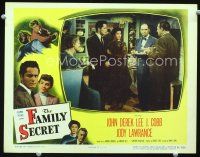 3h348 FAMILY SECRET LC #5 '51 young John Derek is out of place at fancy party!