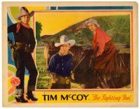 3h356 FIGHTING FOOL LC '32 sheriff Tim McCoy with gun by Marceline day on horseback!