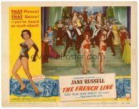 3h374 FRENCH LINE LC #3 '54 Howard Hughes, sexy Jane Russell in skimpy outfit in dance number!
