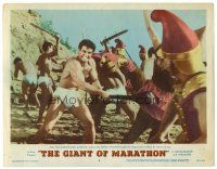 3h389 GIANT OF MARATHON LC #8 '60 Tourneur & Mario Bava's La Battaglia di Maratona, Steve Reeves!