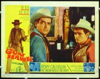 3h417 GUN HAWK LC #3 '63 close up of cowboy Rory Calhoun standing at a western bar!