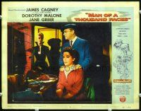 3h553 MAN OF A THOUSAND FACES LC #6 '57 Dorothy Malone walks in on James Cagney with other woman!