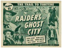 3h063 RAIDERS OF GHOST CITY chapter 11 TC '44 Universal cowboy serial, The Trail to Torture!