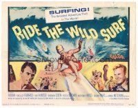 3h070 RIDE THE WILD SURF TC '64 Fabian, ultimate poster for surfers to display on their wall!