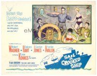 3h074 SAIL A CROOKED SHIP TC '61 Robert Wagner & Ernie Kovacks, completely different sexy art!