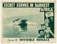 3h691 SECRET SERVICE IN DARKEST AFRICA chapter 9 LC '43 Cameron & Marsh fight an Invisible Menace!