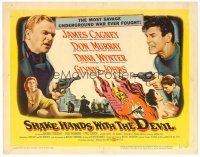 3h077 SHAKE HANDS WITH THE DEVIL TC '59 James Cagney, Don Murray, Dana Wynter, sexy Glynis Johns!
