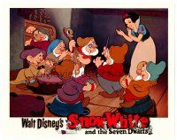 3h718 SNOW WHITE & THE SEVEN DWARFS LC R67 Disney cartoon classic, they sing & dance together!