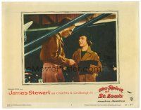 3h733 SPIRIT OF ST. LOUIS LC #7 '57 James Stewart as Lindbergh with Patricia Smith, Billy Wilder