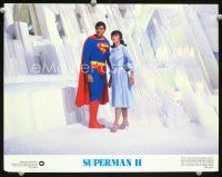3h749 SUPERMAN II color 11x14 '81 Christopher Reeve takes Margot Kidder to his fortress of solitude!