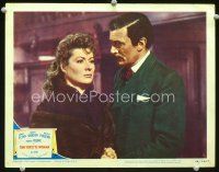 3h768 THAT FORSYTE WOMAN LC #6 '49 Walter Pidgeon looks at concerned Greer Garson!
