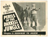 3h795 TIGER WOMAN chapter 2 LC R51 Perils of the Darkest Jungle, Linda Stirling in great costume!