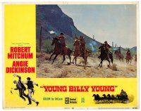 3h898 YOUNG BILLY YOUNG LC #1 '69 five cowboys on horseback riding and shooting guns!