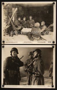 3j483 BATTLEGROUND 2 8x10 stills '49 William Wellman, WWII soldiers Van Johnson & John Hodiak!