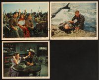 3j798 BADLANDERS 3 color EngUS 8x10 stills '58 Alan Ladd, Ernest Borgnine, Katy Jurado!