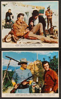 3j924 PAYMENT IN BLOOD 2 color 8x10 stills '68 Edd Byrnes in spaghetti western, war for revenge!