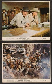 3j938 SONS OF KATIE ELDER 2 color 8x10 stills '65 Dean Martin at bar, wild shootout image!