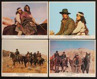 3j787 STALKING MOON 4 color 8x10 stills '68 Gregory Peck, Eva Marie Saint, Robert Forster!