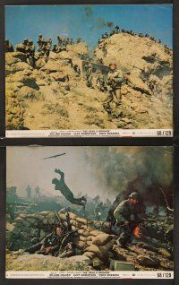 3j878 DEVIL'S BRIGADE 2 8x10 mini LCs '68 wild action images from World War II thriller!