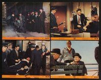 3j773 MADIGAN 4 8x10 mini LCs '68 Richard Widmark in action, Henry Fonda, Harry Guardino!