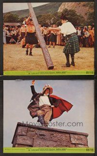 3j935 SINFUL DAVEY 2 8x10 mini LCs '69 John Huston directed, men in kilts & John Hurt!