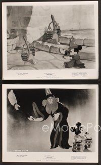3j178 FANTASIA 9 8x10 stills R80s great images of Mickey Mouse & others, Disney musical classic!