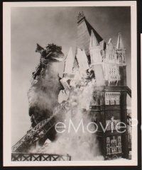 3j387 GORGO set 2; 4 8.25x10 stills '61 great special effects images of monster terrorizing city!