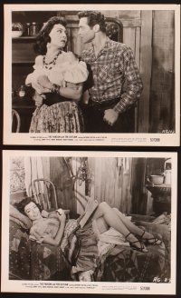 3j133 PARSON & THE OUTLAW 12 8x10 stills '57 Anthony Dexter in the untold story of Billy the Kid!