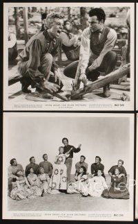 3j334 SEVEN BRIDES FOR SEVEN BROTHERS 5 8x10 stills R62 wacky images from classic musical!