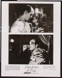 3j335 SHADOWS & FOG 5 8x10 stills '92 cool images of Woody Allen, Mia Farrow, John Cusack!
