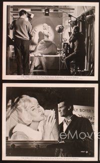 3j340 THRILL OF IT ALL 5 8x10 stills '63 Doris Day, James Garner, cool candid image!