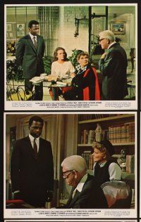 3j562 GUESS WHO'S COMING TO DINNER 10 color 8x10 stills '67 Sidney Poitier, Spencer Tracy, Hepburn!